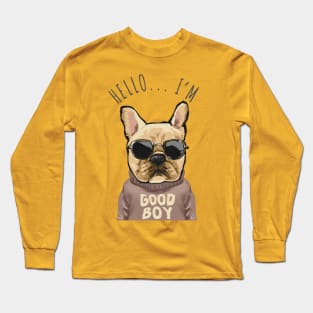 Hello...I'm Good Boy | Dog Lover Long Sleeve T-Shirt